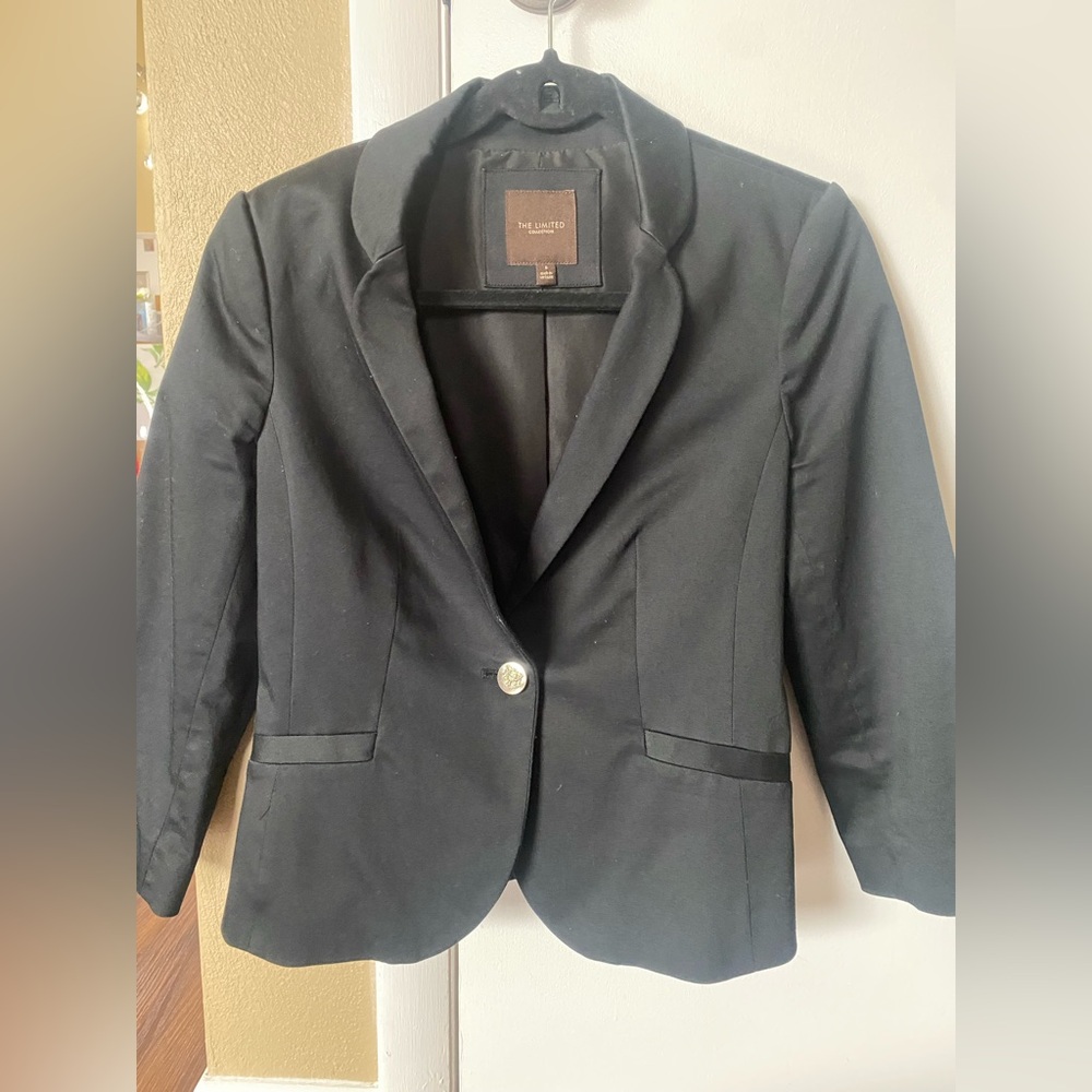 The Limited Black Single-Button Women's Blazer
